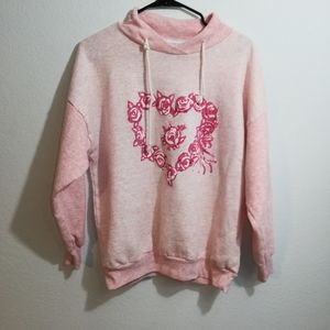 Act III pink pullover size L